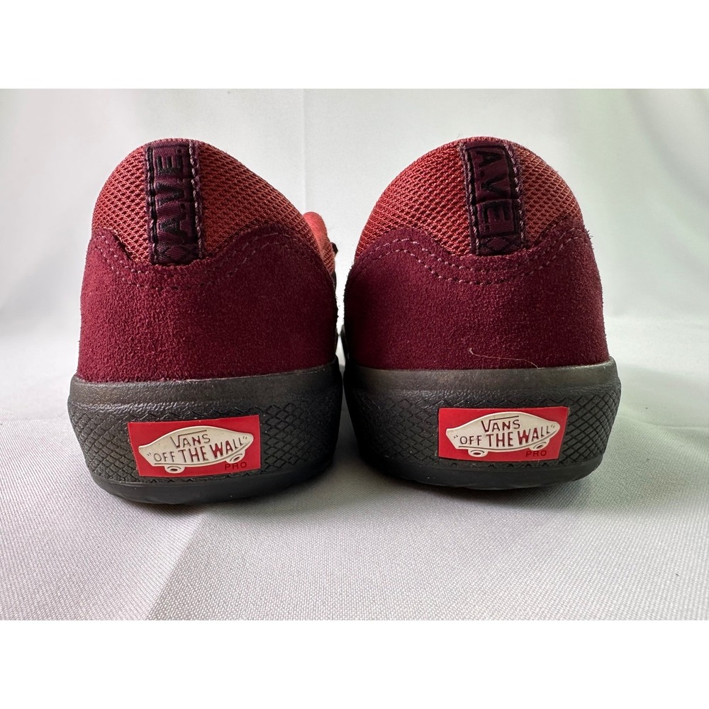 Vans AVE Pro Burgundy Suede Skate Shoes Mens Size 8 Skateboarding Sneakers - Picture 5 of 14